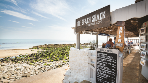 The Beach Shack, on the sands at Ventnor